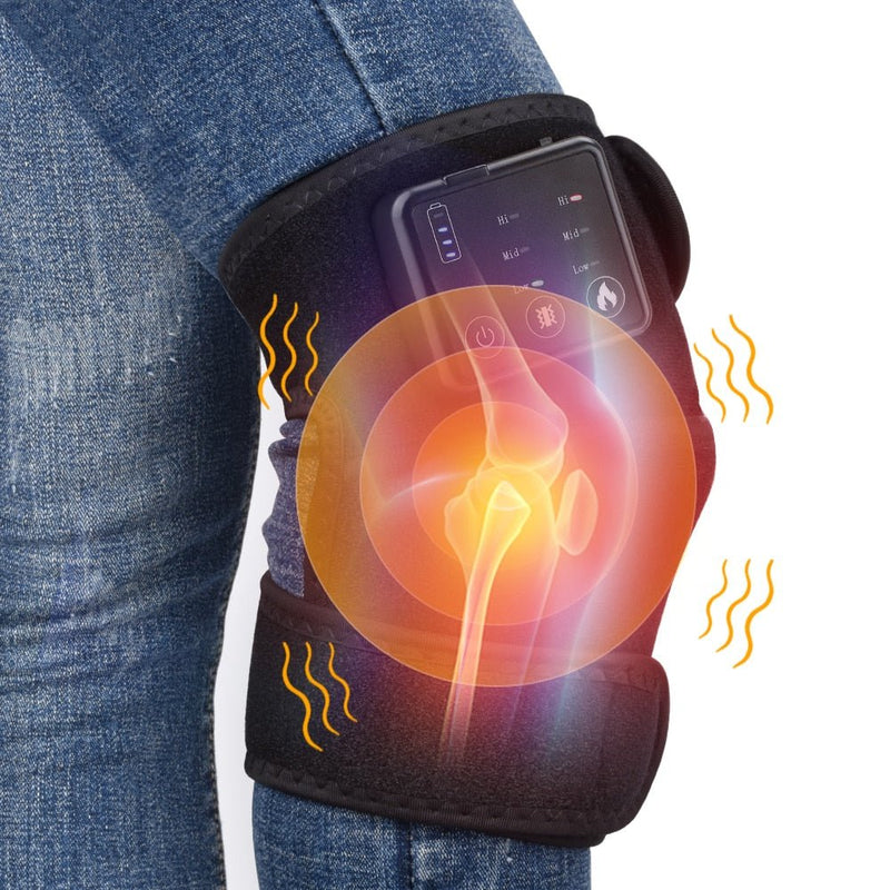 Electric Heated Knee Massager - Thermal Vibration Technology - The Health Warehouse